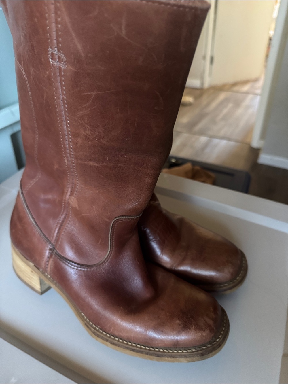 Vintage Leather Boots